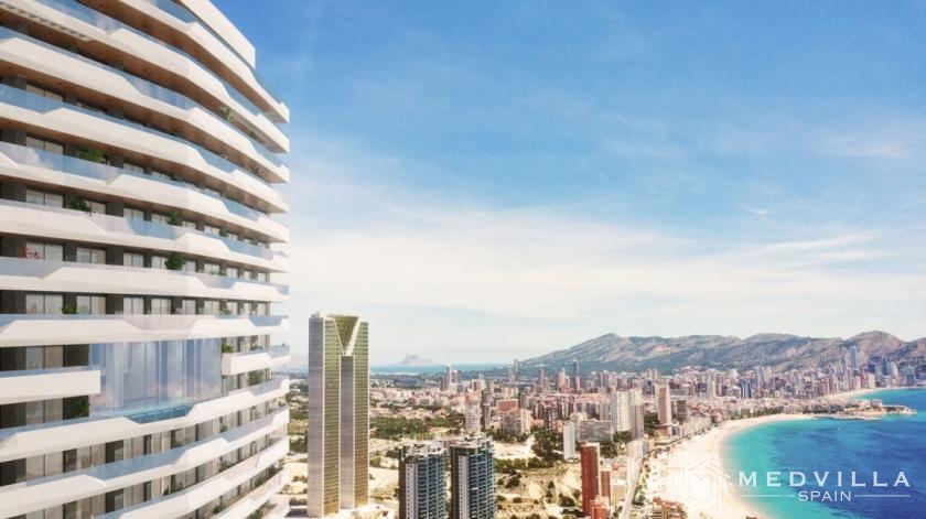 2 slaapkamer Appartement met terras in Benidorm in Medvilla Spanje