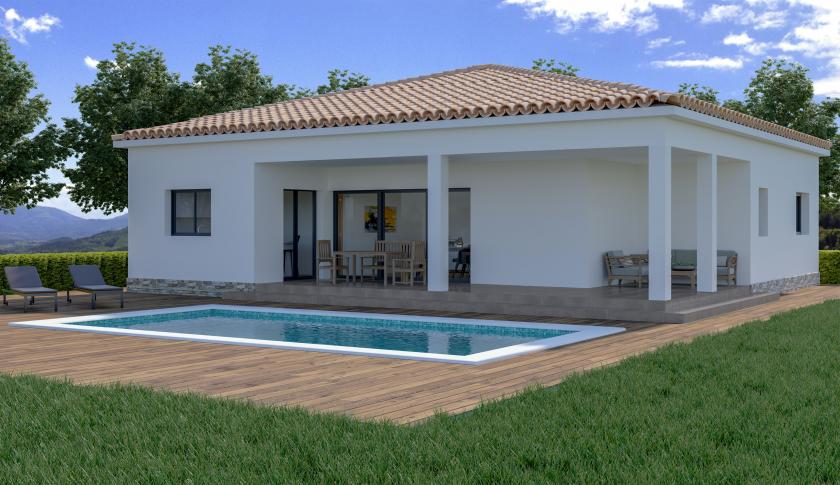 Nieuwe villa op plan te koop in Macisvenda, Murcia in Medvilla Spanje