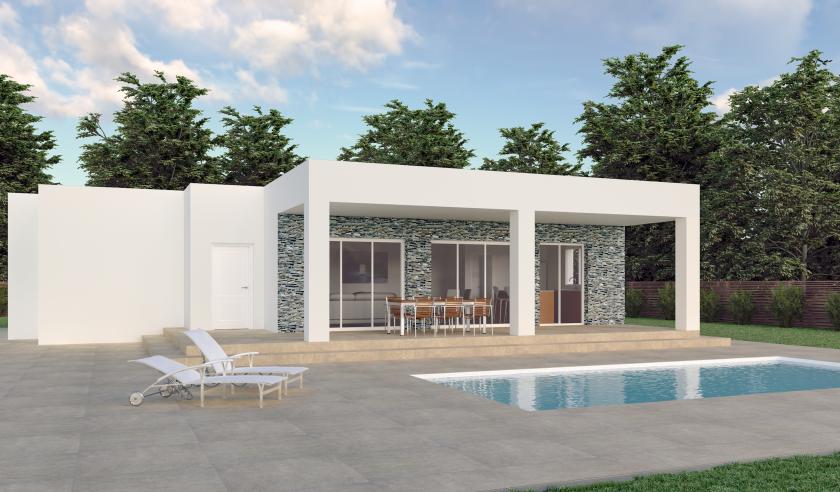Nieuwe villa's op plan te koop in Hondon de los Frailes, Alicante in Medvilla Spanje