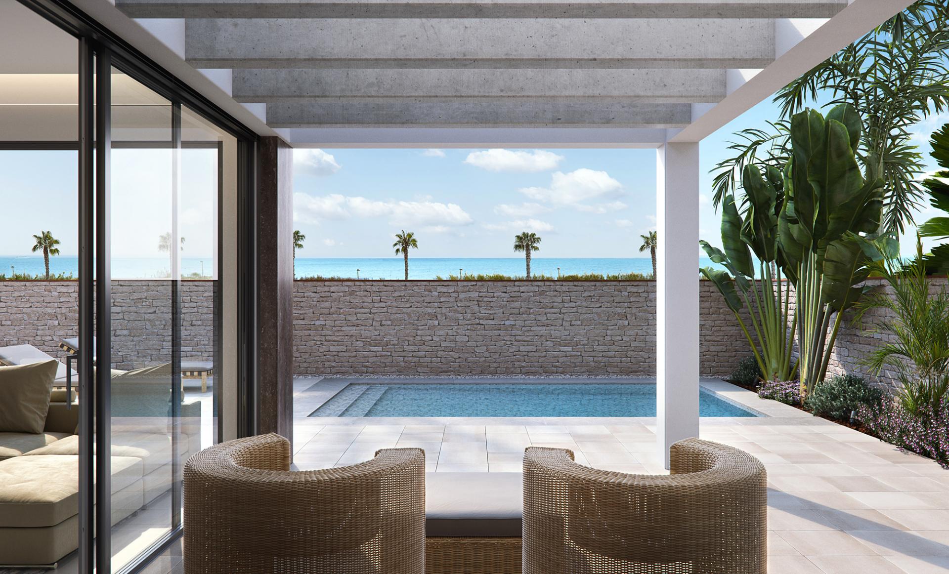 Luxe villa nabij het strand, Torre de la Horadada, Alicante, Costa Blanca Zuid in Medvilla Spanje