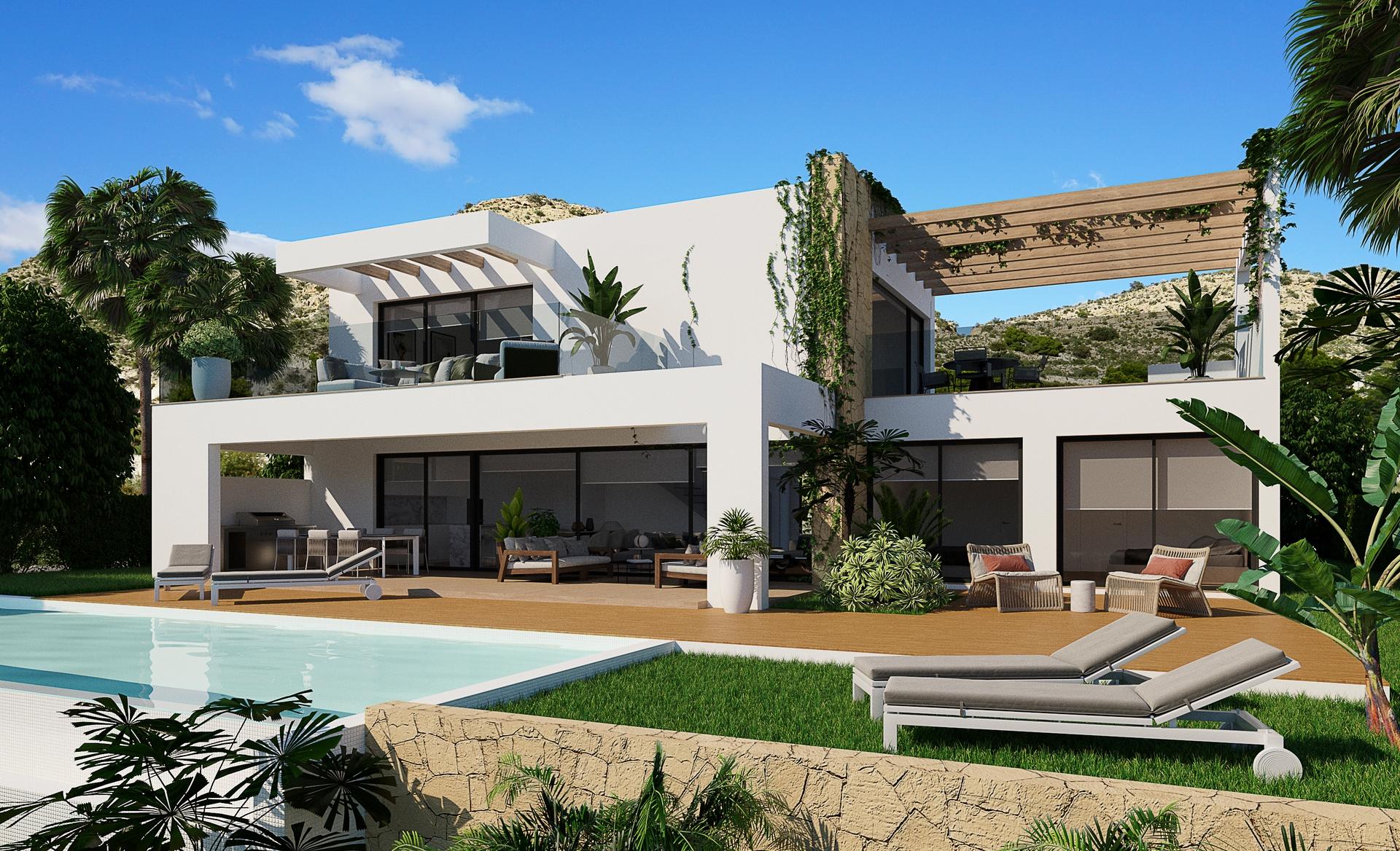 Unieke villa op het golf resort Font del Llop, Alicante in Medvilla Spanje