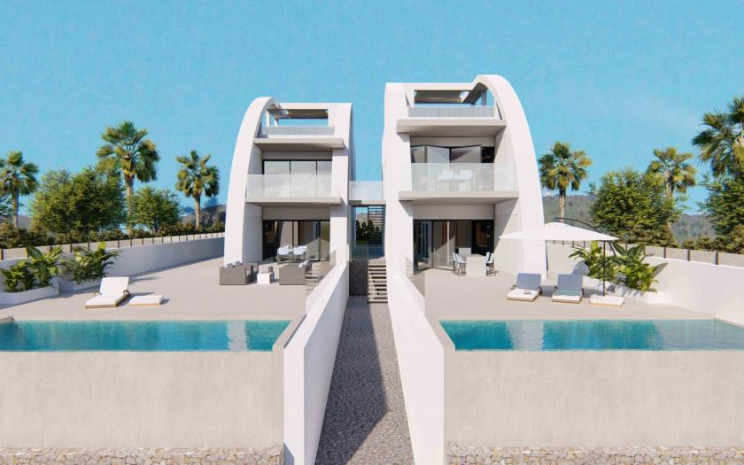 Gelijkvloers appartement met privaat zwembad in Medvilla Spanje
