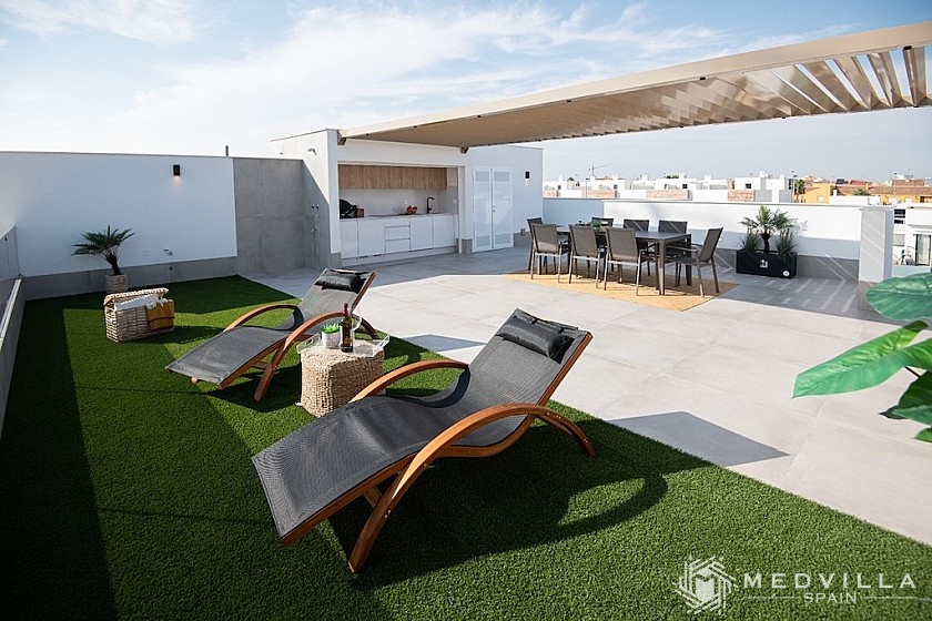 3 slaapkamer Appartement met dakterras in San Pedro Del Pinatar in Medvilla Spanje