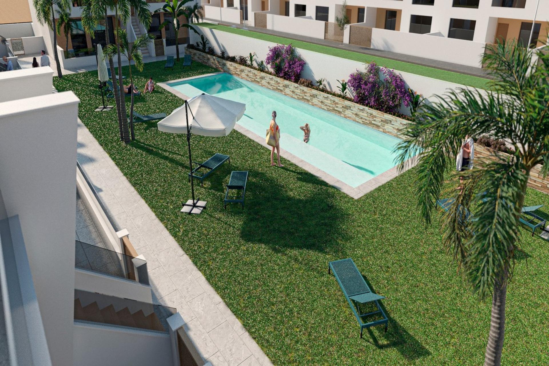 3 Slaapkamer Appartement met tuin in San Pedro Del Pinatar - Nieuwbouw in Medvilla Spanje