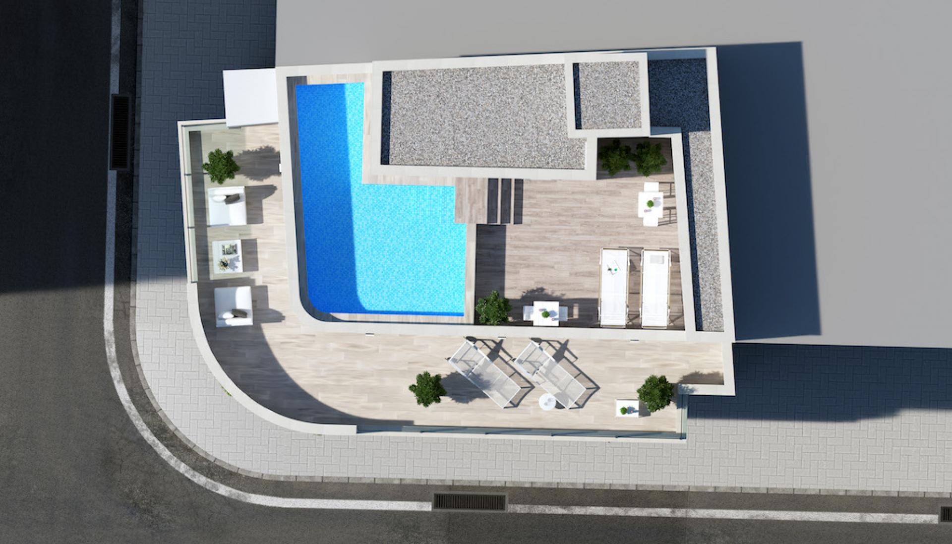 2 Slaapkamer Appartement met terras in Torrevieja - Nieuwbouw in Medvilla Spanje