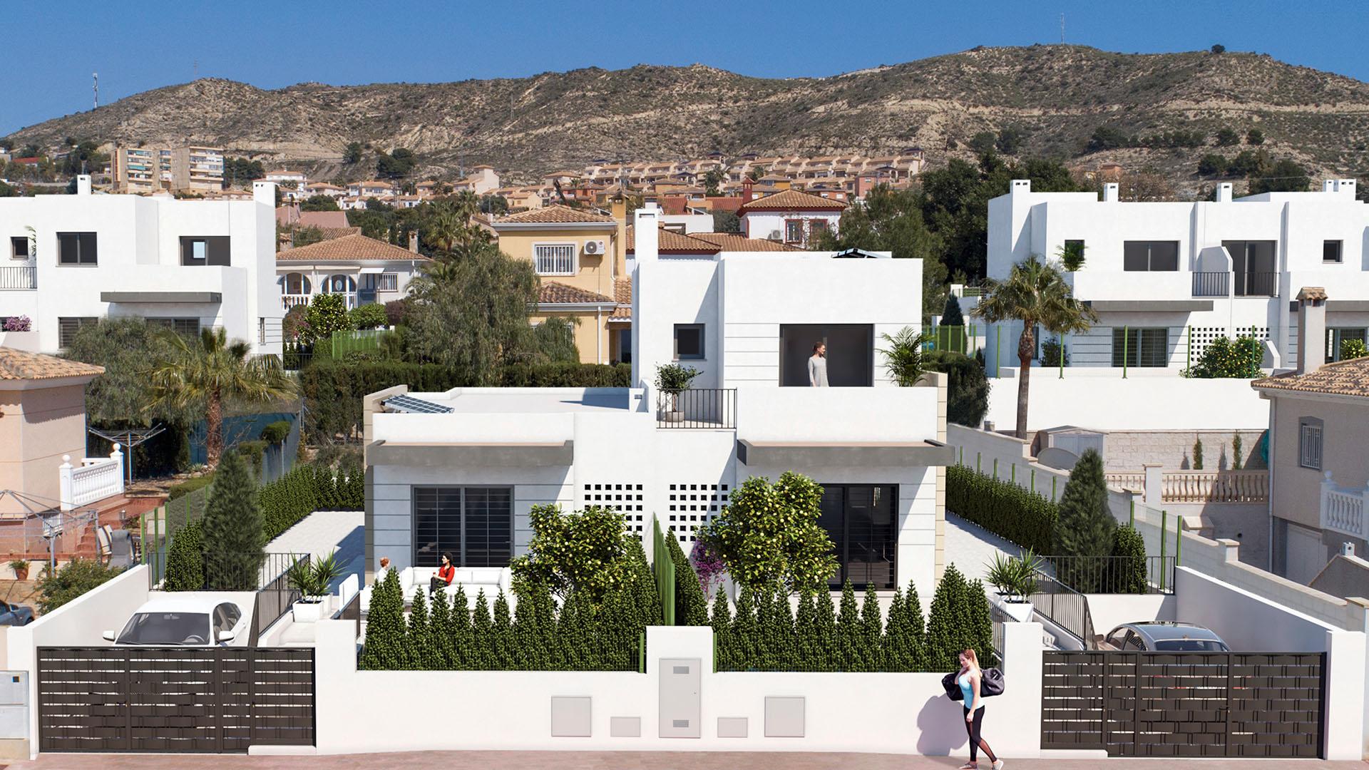 3 Slaapkamer Villa in Busot - Nieuwbouw in Medvilla Spanje