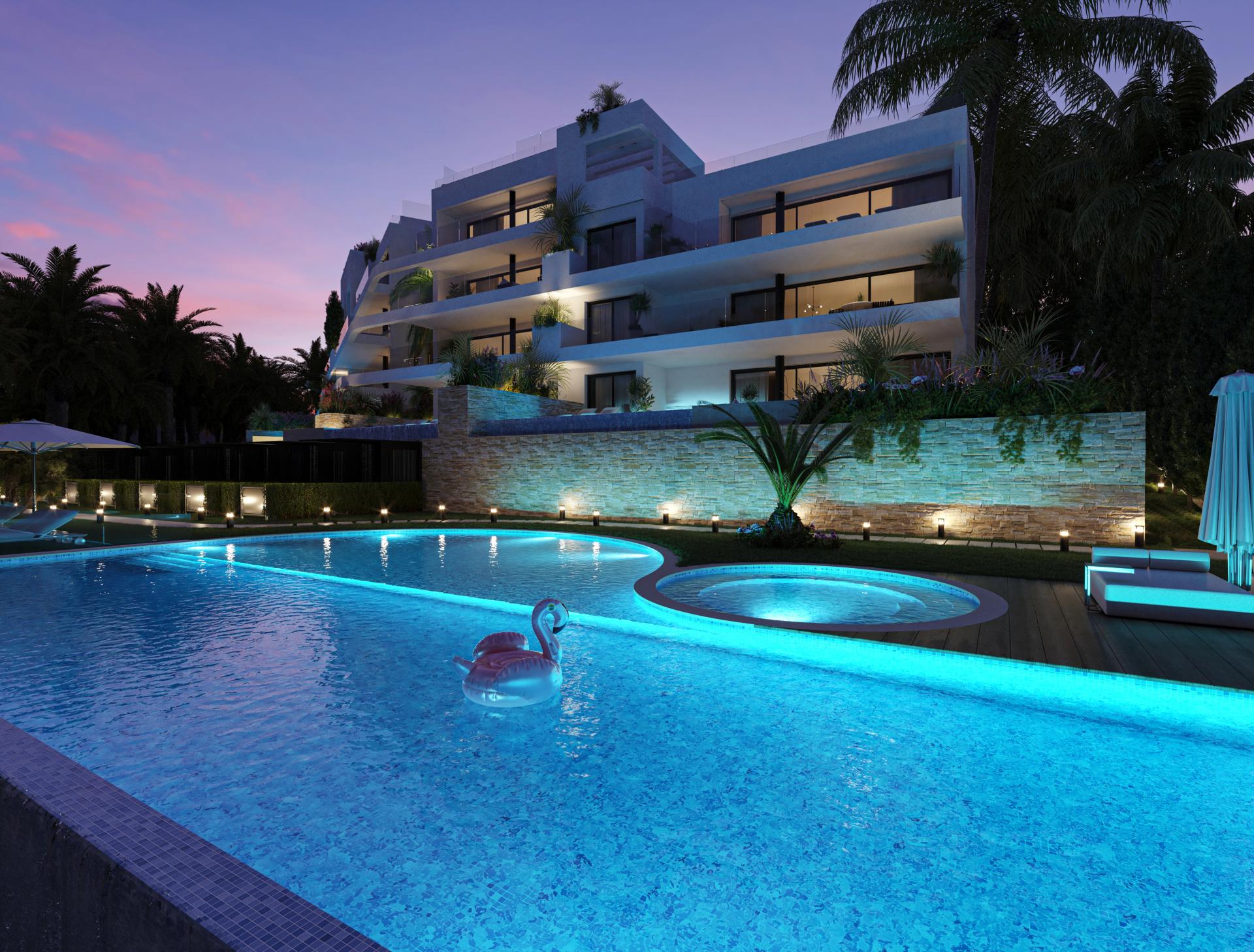 Stijlvolle penthouse suites met privé zwembad op Las Colinas golf in Medvilla Spanje
