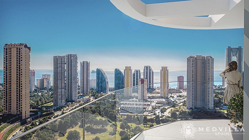 3 slaapkamer Appartement met terras in Benidorm in Medvilla Spanje