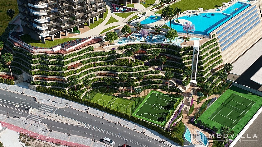 2 slaapkamer Appartement met terras in Benidorm in Medvilla Spanje