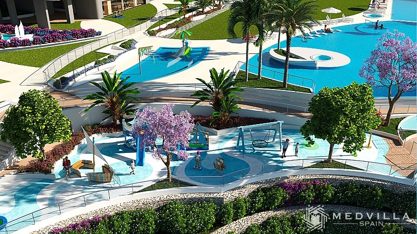 3 slaapkamer Appartement met terras in Benidorm in Medvilla Spanje