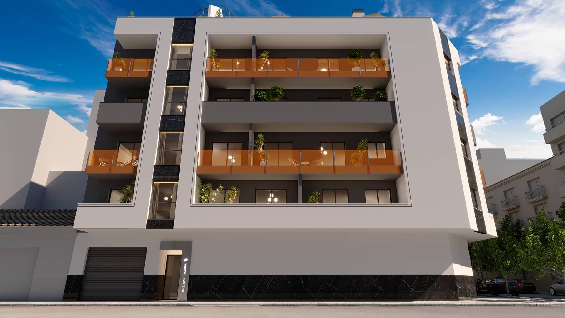 2 slaapkamer Appartement met terras in Torrevieja - Herverkoop in Medvilla Spanje