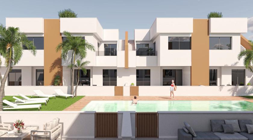 2 slaapkamer Appartement met tuin in San Pedro Del Pinatar in Medvilla Spanje