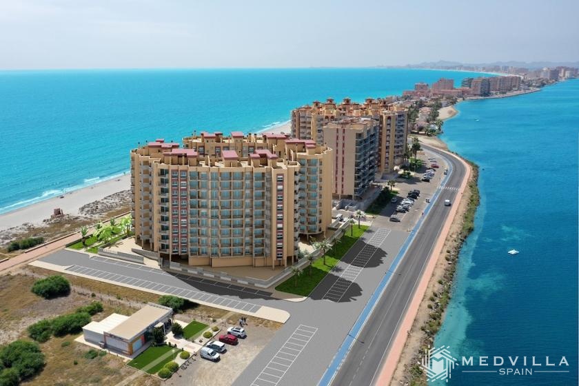 1 slaapkamer Appartement met terras in La Manga Del Mar Menor in Medvilla Spanje