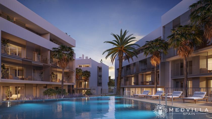2 slaapkamer Appartement met terras in Jávea in Medvilla Spanje