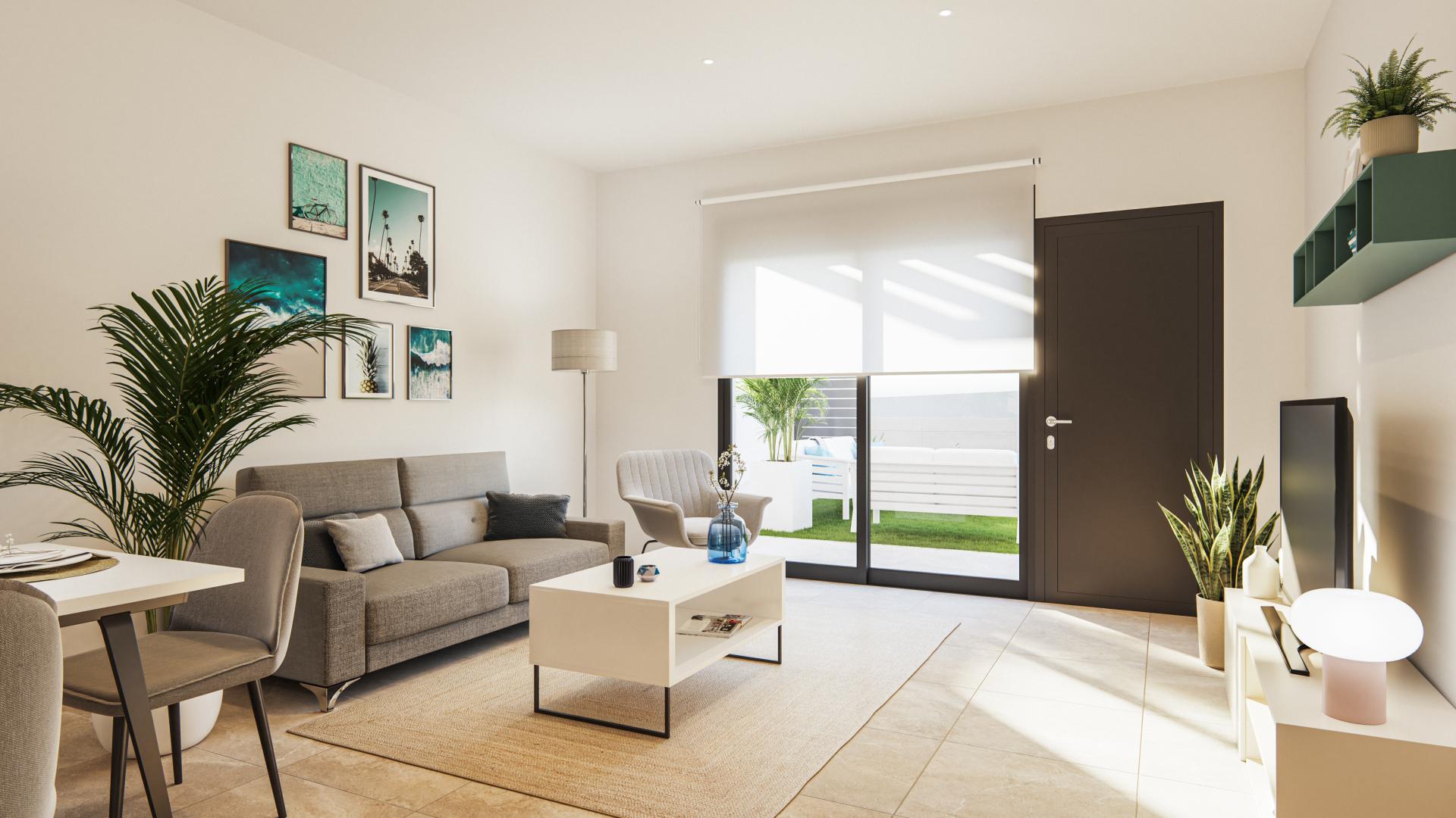 2 slaapkamer gelijkvloers appartement met terras in Aguilas - Nieuwbouw in Medvilla Spanje