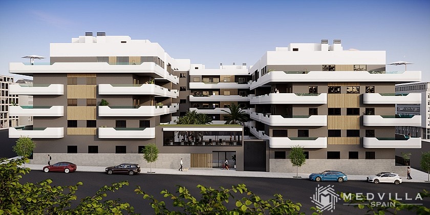 3 slaapkamer Appartement met terras in Santa Pola in Medvilla Spanje