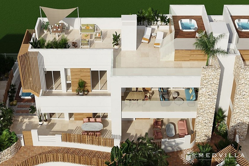 2 slaapkamer Appartement met dakterras in San Juan de los Terreros in Medvilla Spanje