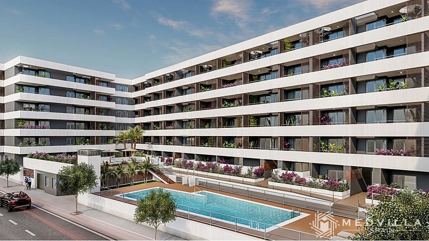 3 slaapkamer Appartement met terras in Aguilas in Medvilla Spanje