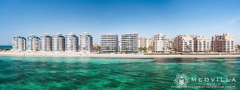 2 slaapkamer Appartement met terras in La Manga Del Mar Menor