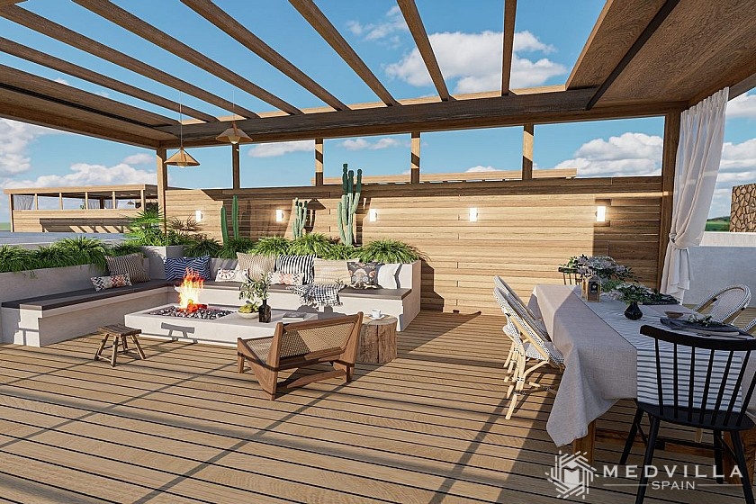 2 slaapkamer Appartement met dakterras in Fuente Álamo