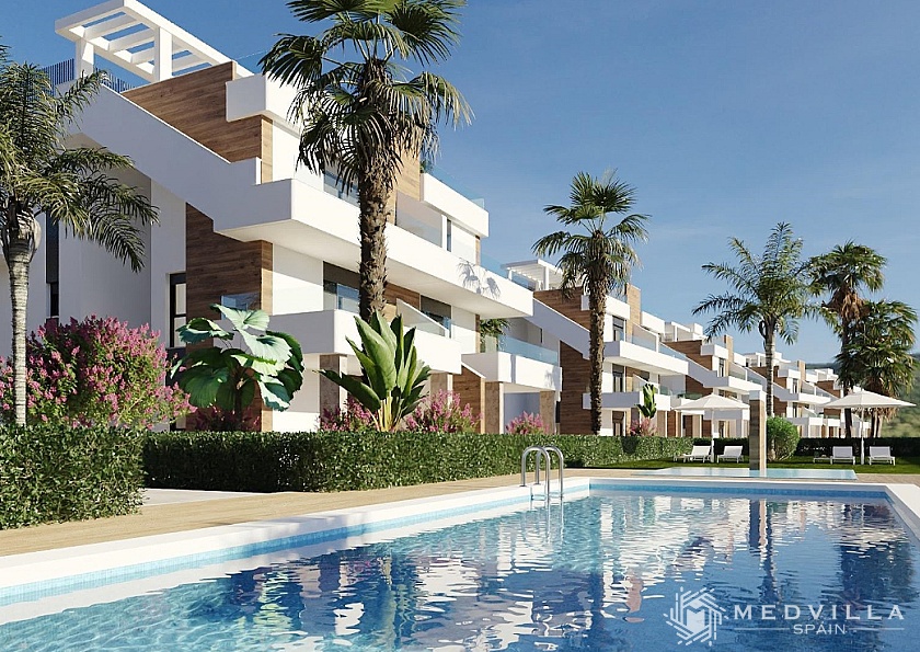 2 slaapkamer Appartement met terras in Hacienda del Álamo golf in Medvilla Spanje