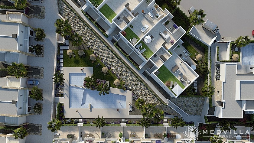 2 slaapkamer Appartement met dakterras in La Finca Golf in Medvilla Spanje