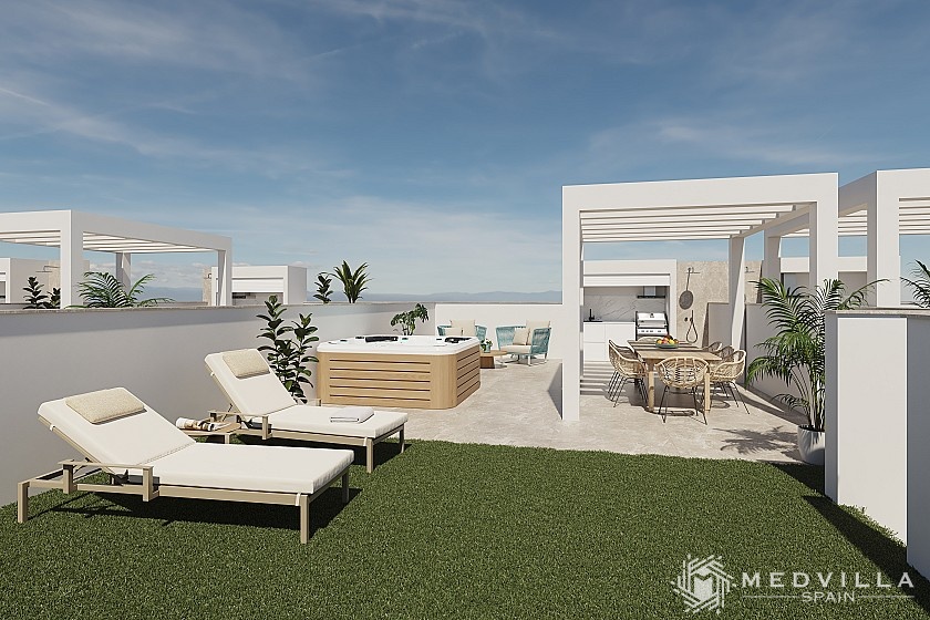 3 slaapkamer Appartement met dakterras in Pilar de la Horadada in Medvilla Spanje