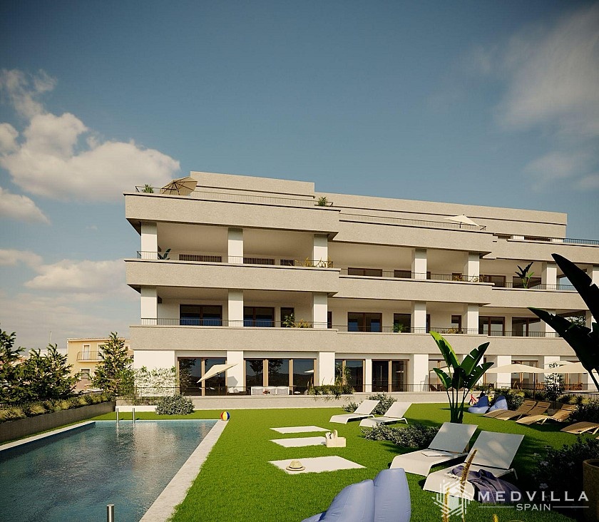 2 slaapkamer Appartement met terras in Hondon de las Nieves in Medvilla Spanje