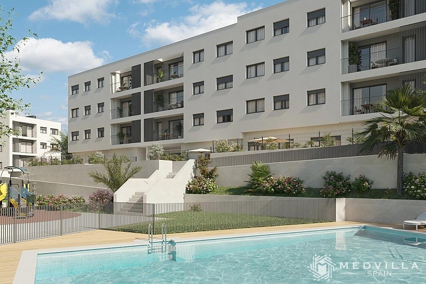 2 slaapkamer Appartement met terras in Alicante in Medvilla Spanje