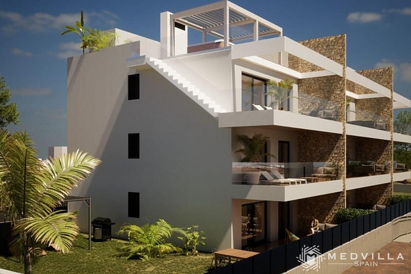 2 slaapkamer Appartement met tuin in Finestrat in Medvilla Spanje