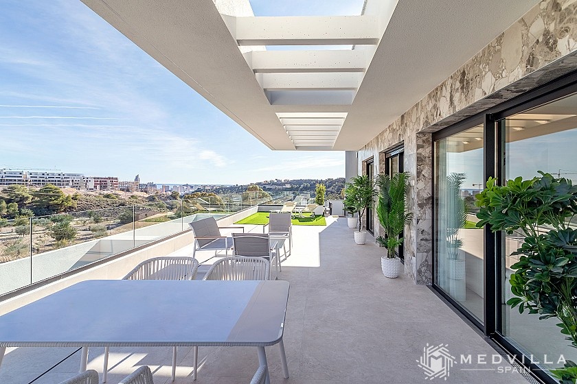 2 slaapkamer Appartement met terras in Finestrat in Medvilla Spanje