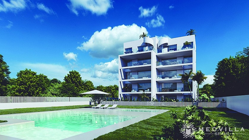 2 slaapkamer Appartement met terras in Denia in Medvilla Spanje