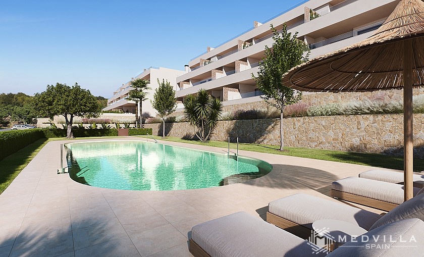 2 slaapkamer Appartement met terras in Las Colinas Golf in Medvilla Spanje