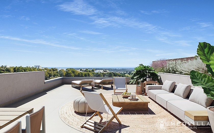 3 slaapkamer Appartement met dakterras in Las Colinas Golf in Medvilla Spanje