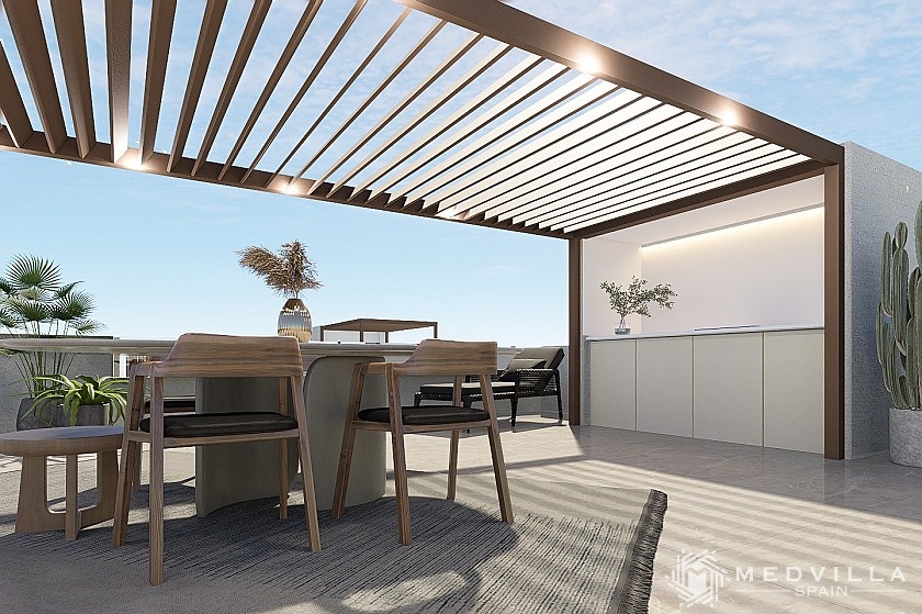 2 slaapkamer Appartement met dakterras in Pilar de la Horadada in Medvilla Spanje