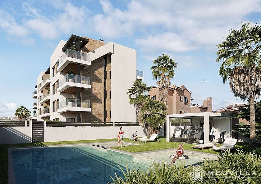 2 slaapkamer Appartement met tuin in Torrevieja in Medvilla Spanje