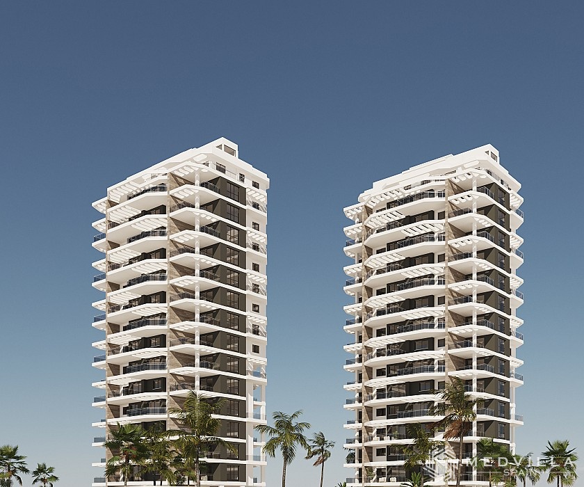 2 slaapkamer Appartement met terras in Calpe in Medvilla Spanje