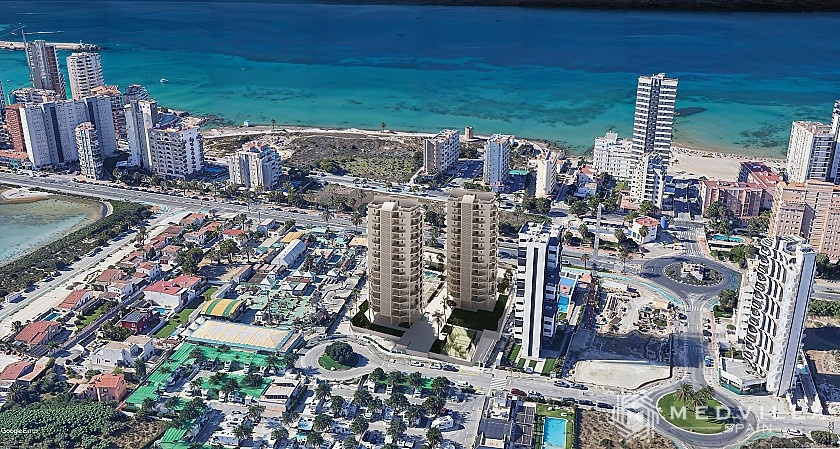 3 slaapkamer Appartement met terras in Calpe in Medvilla Spanje