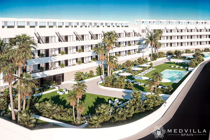 2 slaapkamer Appartement met terras in Finestrat in Medvilla Spanje