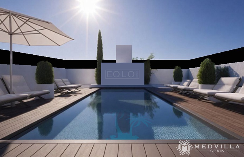 2 slaapkamer Appartement met tuin in San Pedro Del Pinatar in Medvilla Spanje