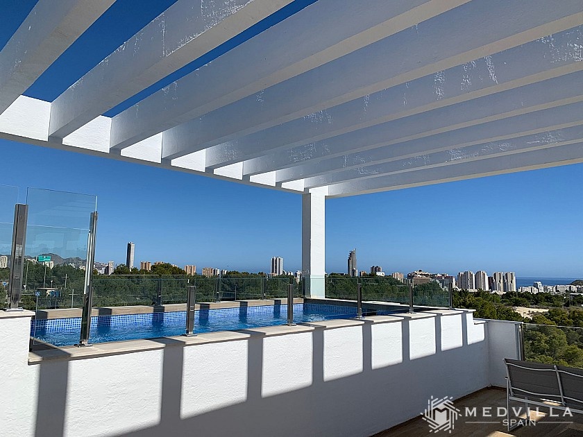 3 slaapkamer Appartement met dakterras in Finestrat in Medvilla Spanje