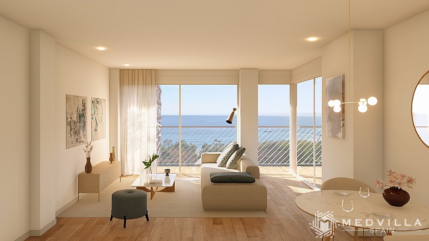 2 slaapkamer Appartement met terras in Villajoyosa in Medvilla Spanje