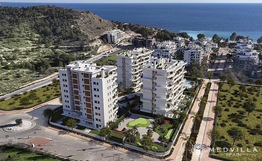3 slaapkamer Appartement met terras in Villajoyosa in Medvilla Spanje
