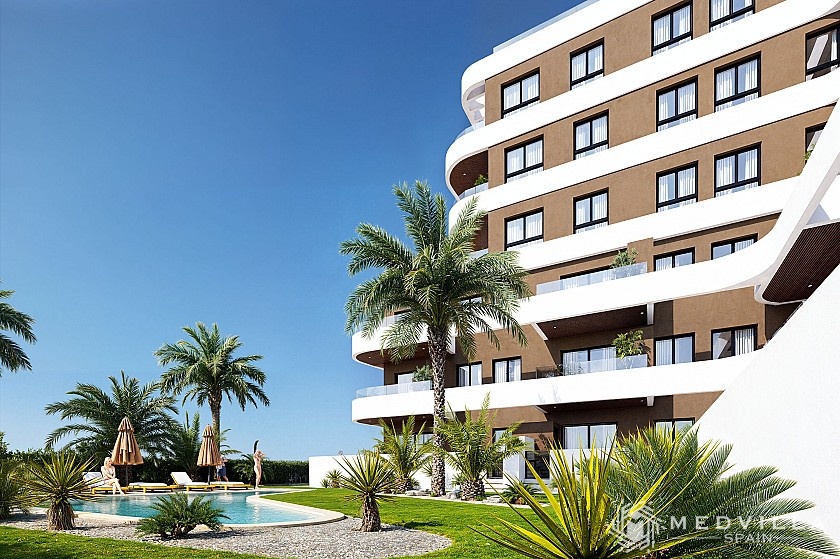 2 slaapkamer Appartement met terras in Guardamar del Segura in Medvilla Spanje