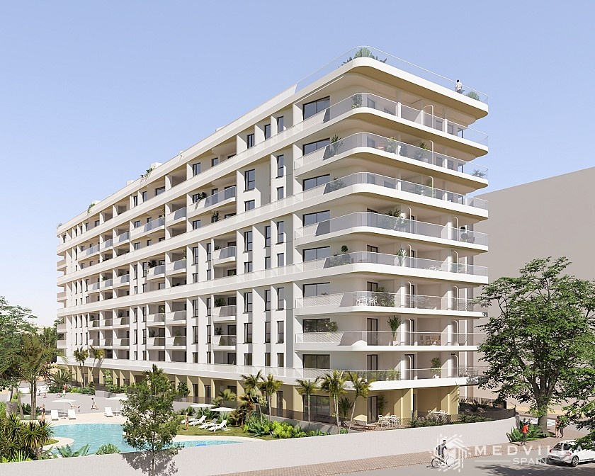 2 slaapkamer Appartement met dakterras in Villajoyosa in Medvilla Spanje