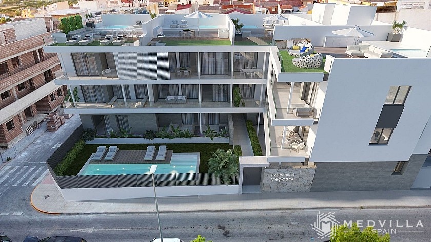 3 slaapkamer Appartement met terras in Benijòfar in Medvilla Spanje