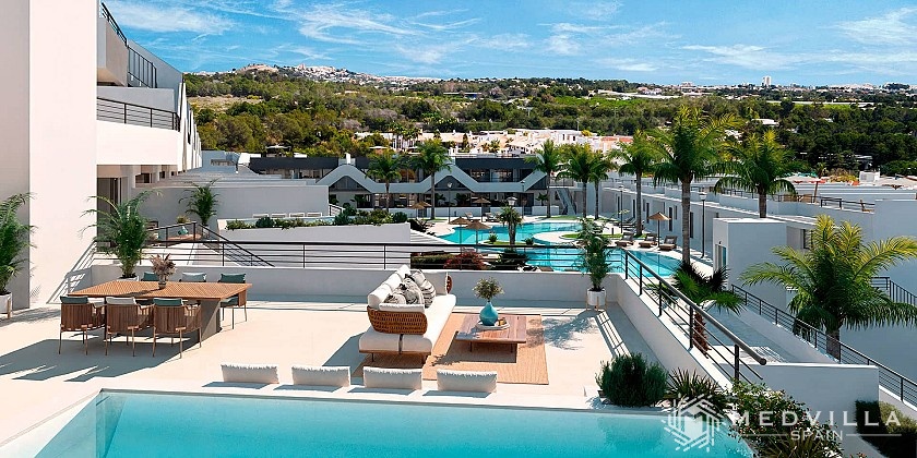 2 slaapkamer Appartement met dakterras in Alfaz Del Pi in Medvilla Spanje