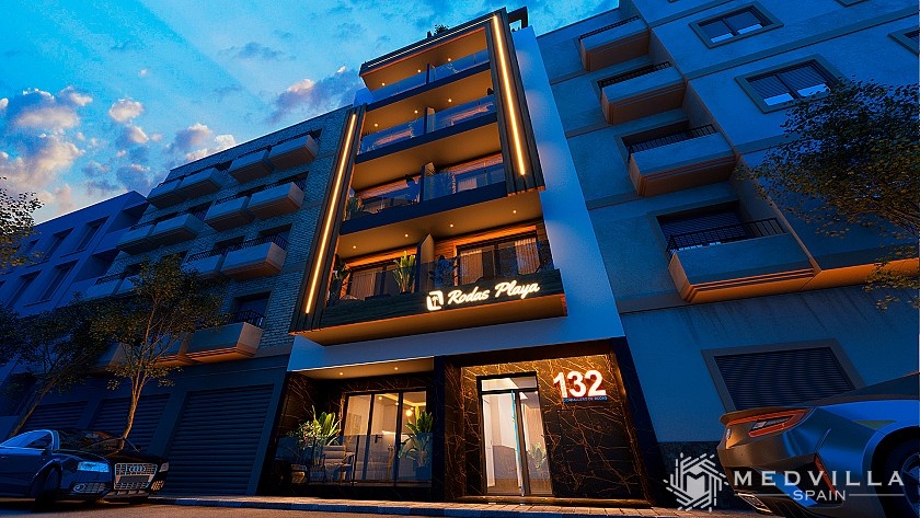 2 slaapkamer Appartement met terras in Torrevieja in Medvilla Spanje