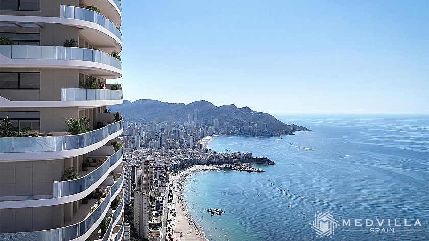 2 slaapkamer Appartement met terras in Benidorm in Medvilla Spanje