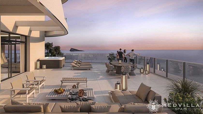 4 slaapkamer Appartement met terras in Benidorm